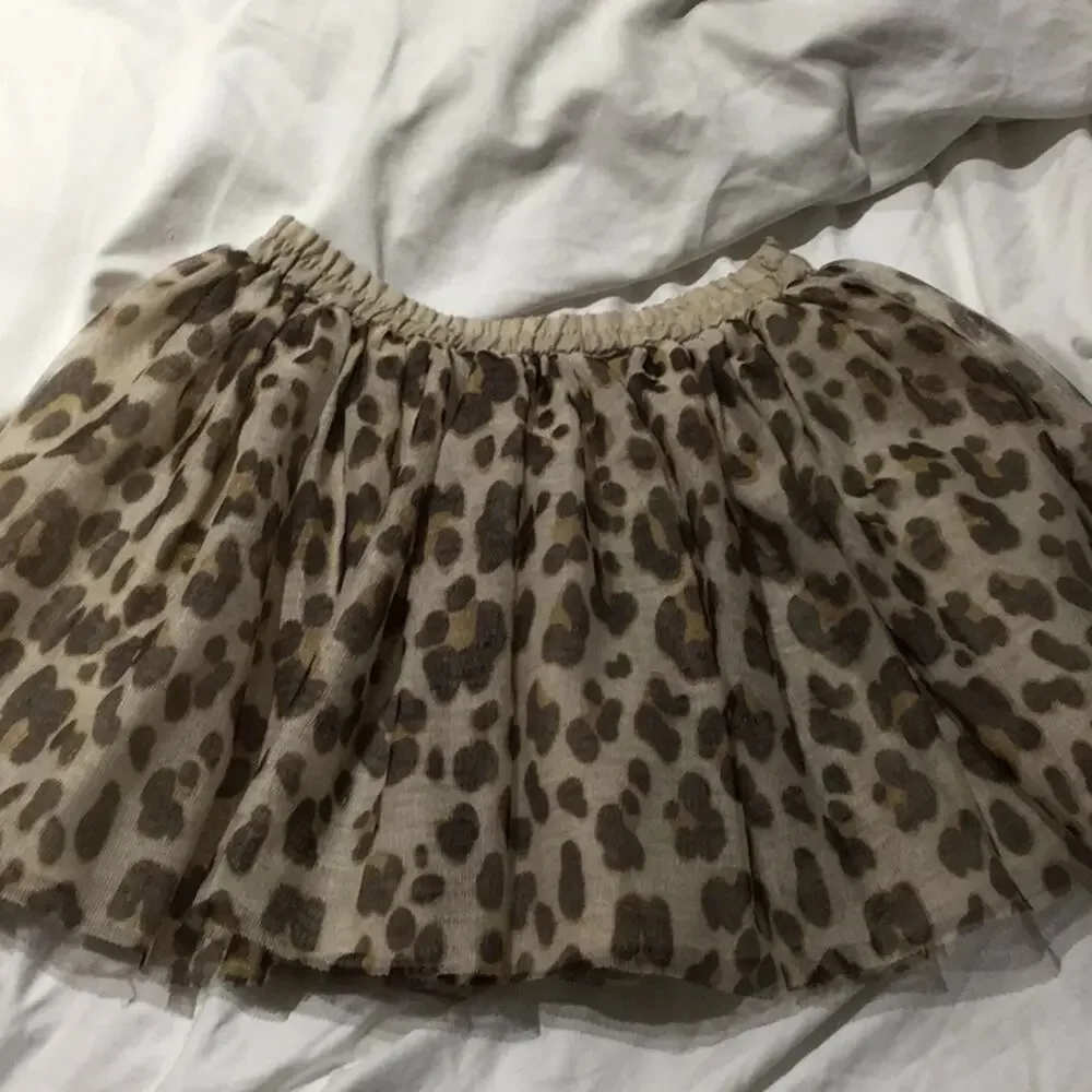 Gymboree 3t animal print elastic waist skirt nwot